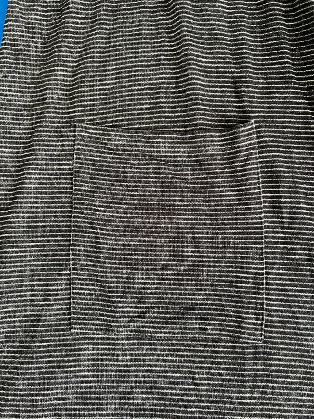 Lularoe Sarah Duster Cardigan Floor Length Open Front Design Gray/White L - Picture 7 of 8